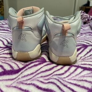 AND1 Light Pink and White Athletic Shoes